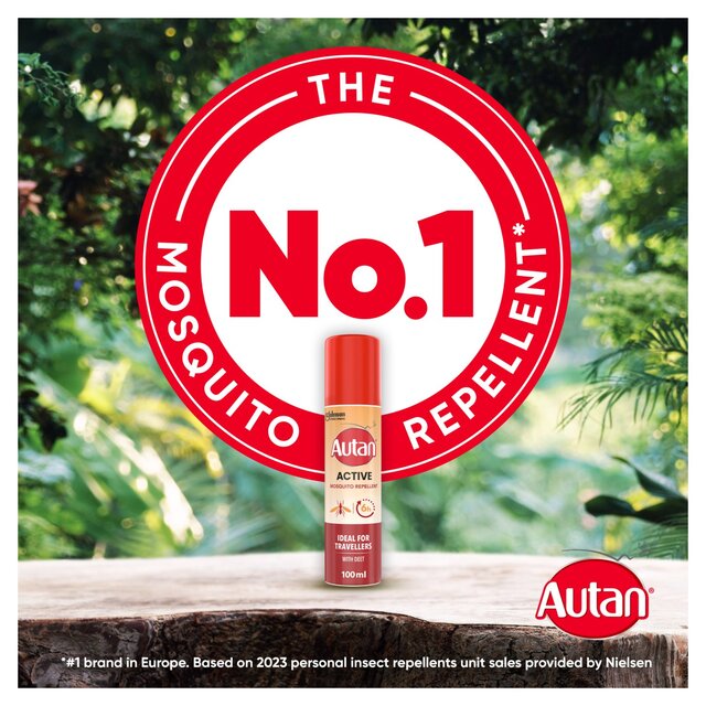 Autan Active 15% Deet Aerosol Spray Repellent thumbnail 6