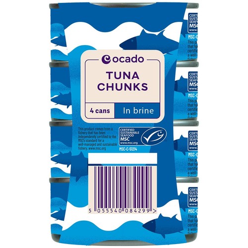 Ocado Tuna Chunks in Brine thumbnail 2