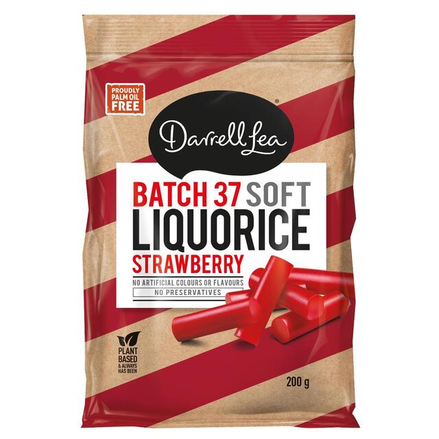 Darrell Lea Batch 37 Fresh Strawberry Liquorice