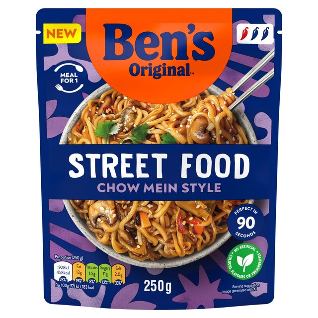 Ben's Original Street Food Chow Mein Style 250g