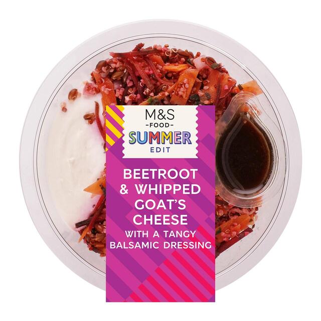 M&S Beetroot, Black Barley & Goat's Cheese Salad