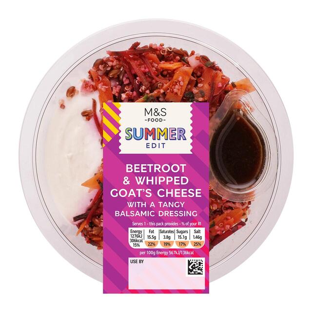 M&S Beetroot, Black Barley & Goat's Cheese Salad thumbnail 2