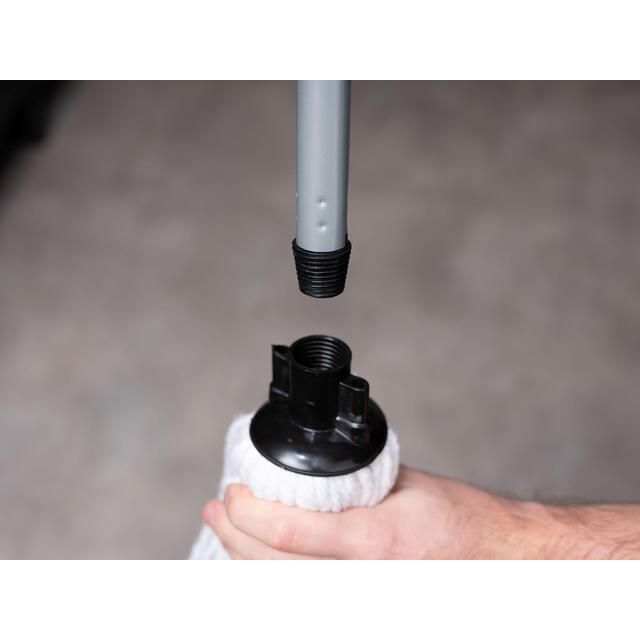 Addis Recycled Cotton Mop with Handle & Spare Replacement Refill Head thumbnail 5