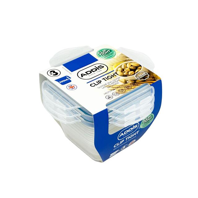 Addis Clip Tight 300ml Square Food Storage