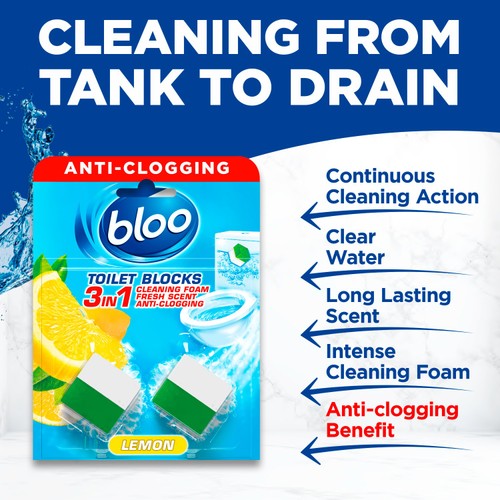 Bloo Lemon Toilet Blocks thumbnail 3