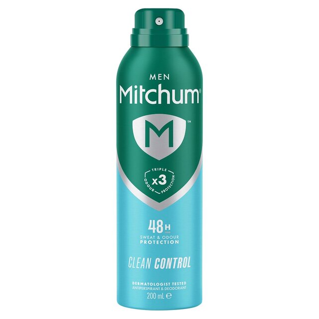 Mitchum Men Clean Control Anti-Perspirant & Deodorant, Aerosol