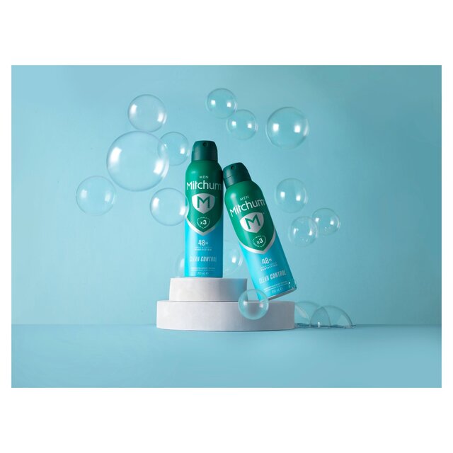 Mitchum Men Clean Control Anti-Perspirant & Deodorant, Aerosol thumbnail 3
