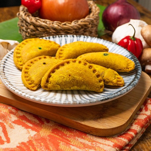The Vegan Patty Lady Gluten Free Vegan Jamaican Curry Patties cocktail size thumbnail 4