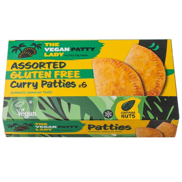 The Vegan Patty Lady Gluten Free Vegan Jamaican Curry Patties cocktail size
