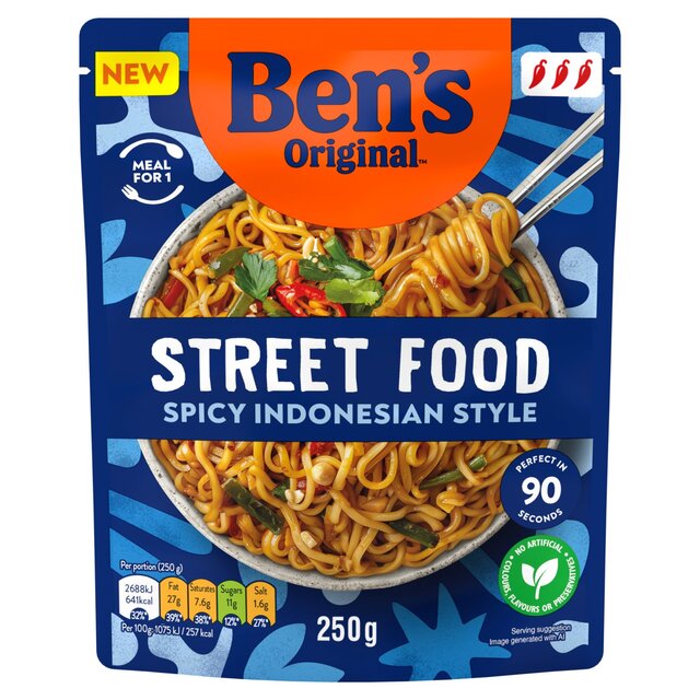 Ben's Original Street Food Spicy Indonesian Style 250g