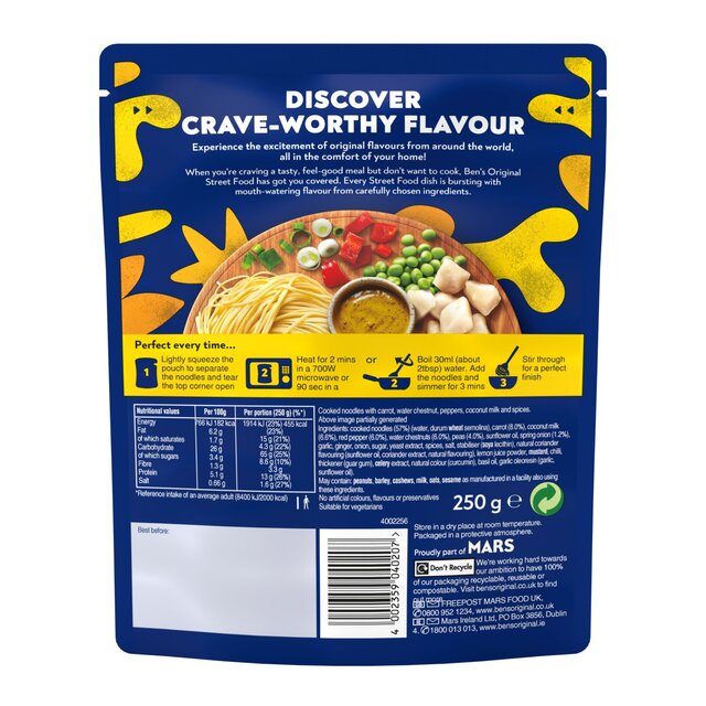 Ben's Original Street Food Singapore Style 250g thumbnail 2