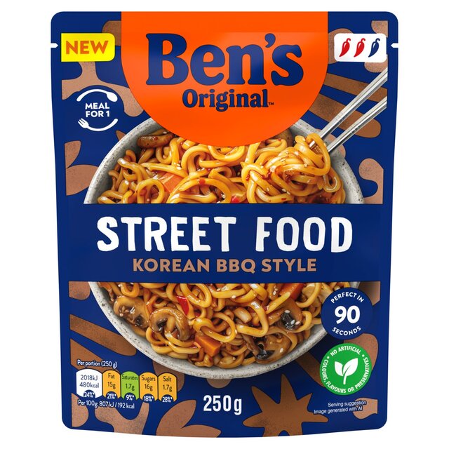 Ben's Original Street Food Korean BBQ Style 250g