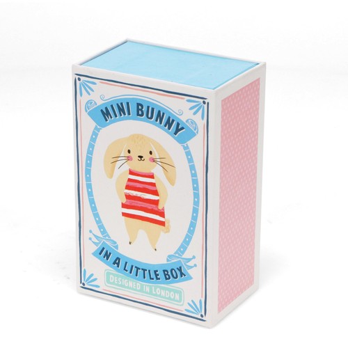 Rex London Soft toy - Mini Bunny in a Little Box thumbnail 3
