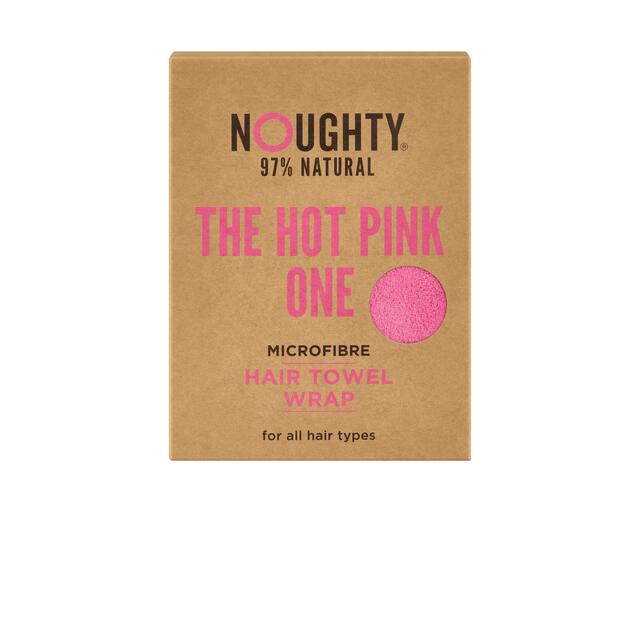 Noughty Microfibre Hair Towel - The Hot Pink One thumbnail 3