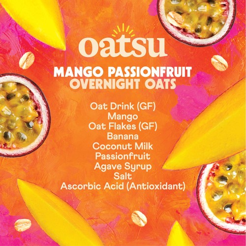 Oatsu Overnight Oats Mango Passionfruit thumbnail 5