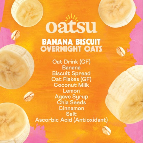 Oatsu Overnight Oats Banana Biscuit thumbnail 5