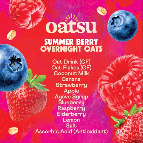 Oatsu Overnight Oats Summer Berry thumbnail 5
