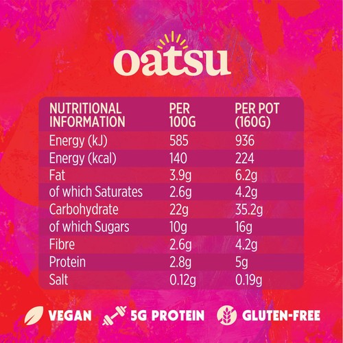 Oatsu Overnight Oats Summer Berry thumbnail 6