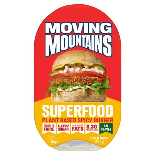 Moving Mountains Superfood Vegetable Spicy Burger