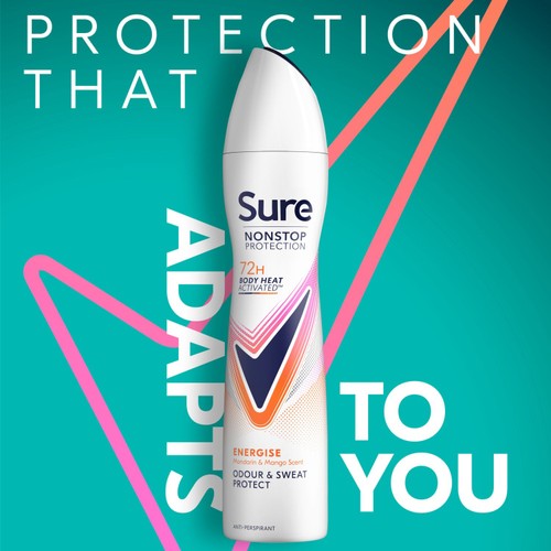 Sure Women 72hr Nonstop Protection Energise Anti-Perspirant Deodorant thumbnail 2