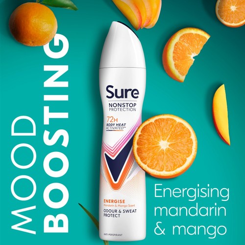 Sure Women 72hr Nonstop Protection Energise Anti-Perspirant Deodorant thumbnail 3