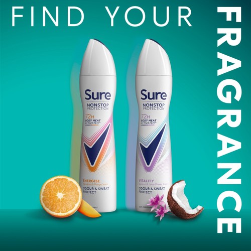 Sure Women 72hr Nonstop Protection Energise Anti-Perspirant Deodorant thumbnail 5