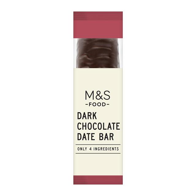 M&S Dark Chocolate Date Bar Serves 1