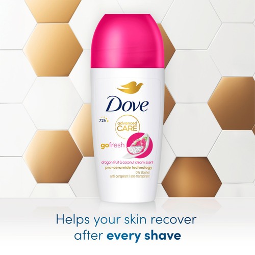 Dove Advanced Care Dragonfruit and Coconut Cream Roll On Deodorant thumbnail 2