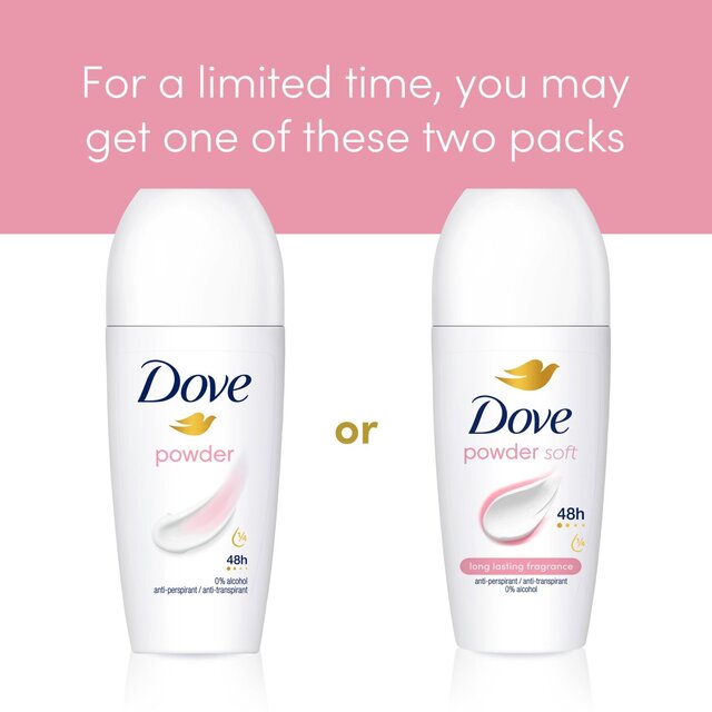 Dove Women Antiperspirant Deodorant Roll on Powder thumbnail 4