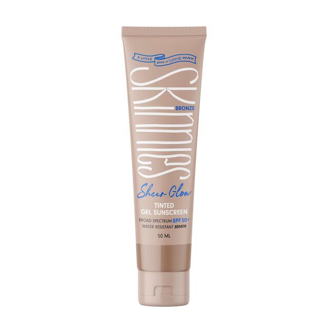 Skinnies Sheer Glow SPF50 Tinted Sunscreen - Bronze