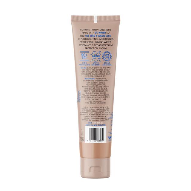 Skinnies Sheer Glow SPF50 Tinted Sunscreen - Light thumbnail 2