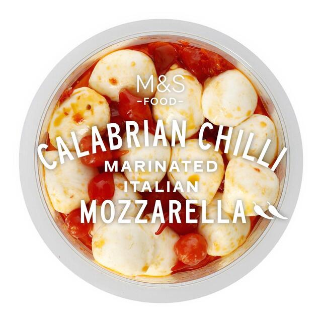 M&S Calabrian Chilli Marinated Italian Mozzarella