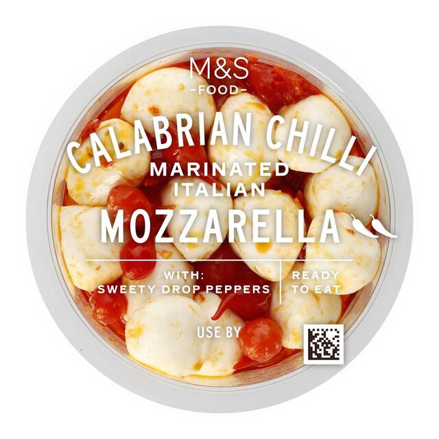 M&S Calabrian Chilli Marinated Italian Mozzarella thumbnail 2