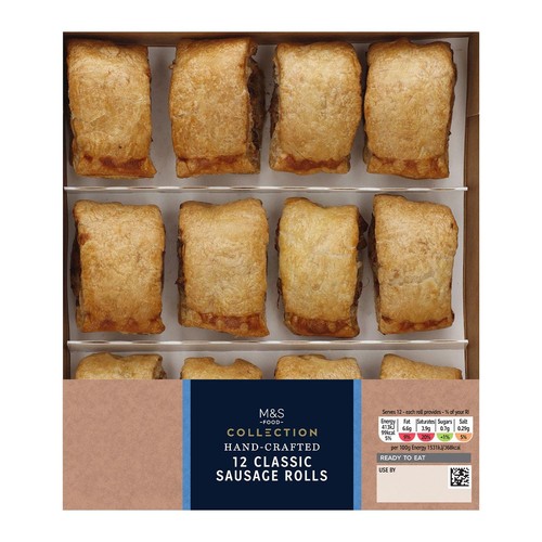 M&S Collection 15 Classic Pork Sausage Rolls thumbnail 2