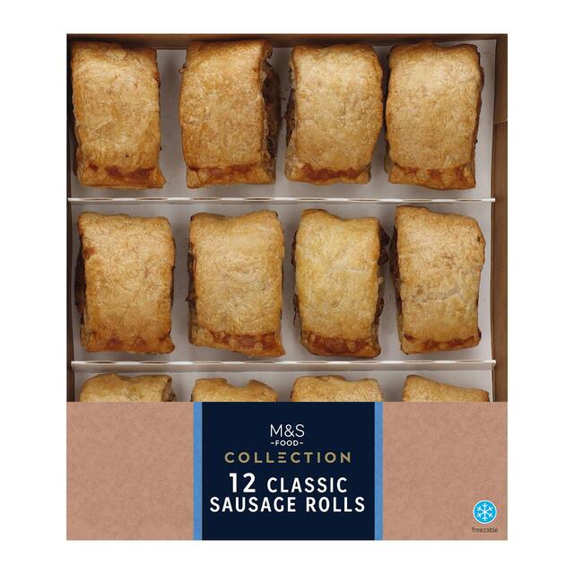 M&S 12 Sausage Rolls