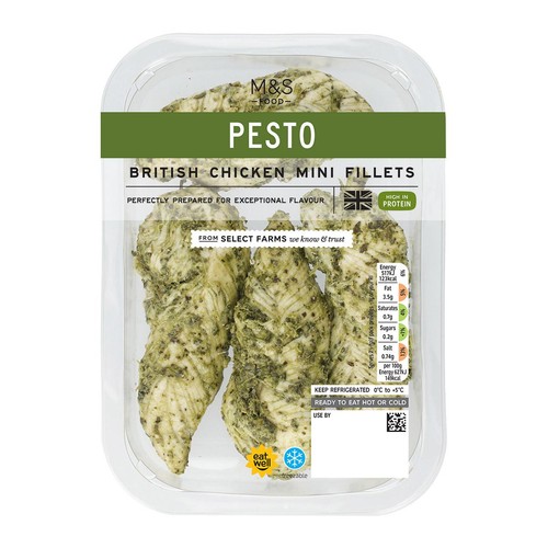 M&S Pesto Chicken Mini Fillets thumbnail 2