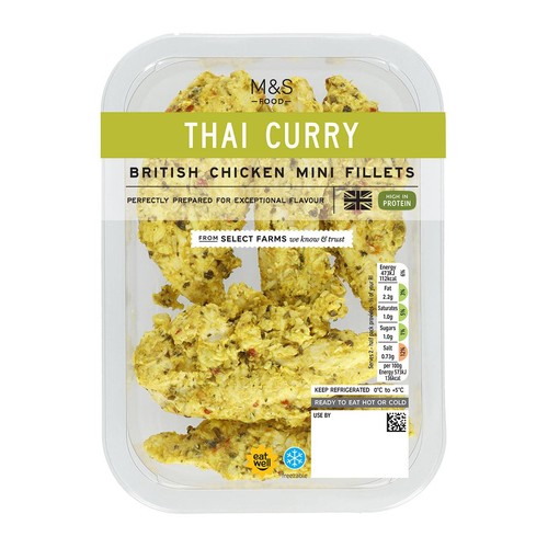 M&S Green Thai Chicken Mini Fillets thumbnail 2