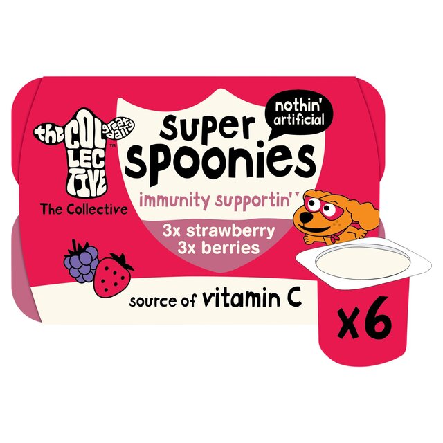 The Collective Super Spoonies Immunity Supporting Strawberry & Berries