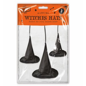 Witch Hat Hanging Halloween Decorations 20cm