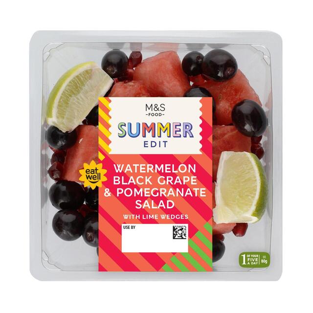 M&S Watermelon, Black Grape & Pomegranate Salad thumbnail 2