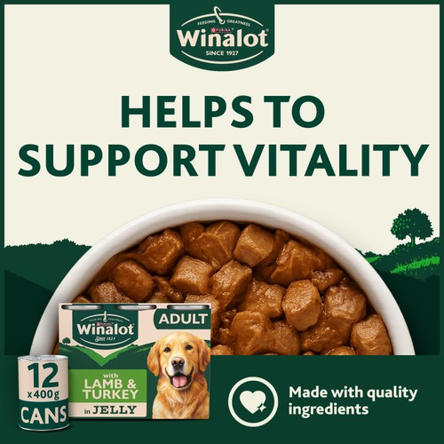Winalot Classics Mixed in Jelly Lamb & Turkey Wet Dog Food thumbnail 2