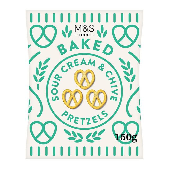 M&S Sour Cream & Chive Pretzels