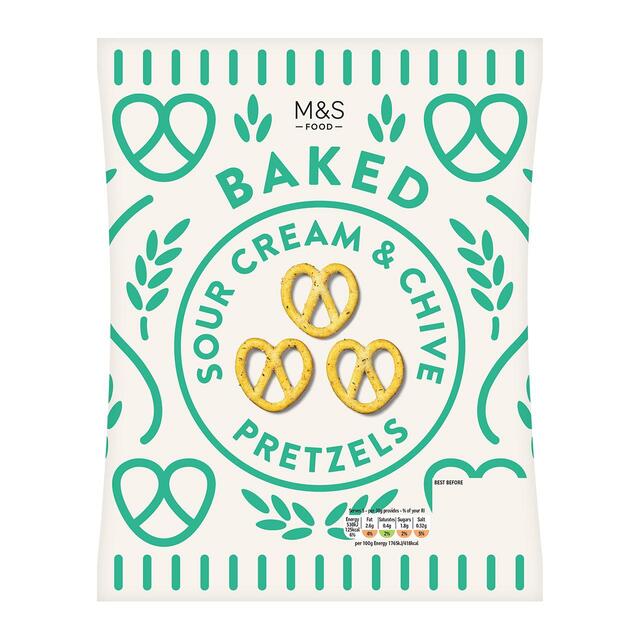 M&S Sour Cream & Chive Pretzels thumbnail 2