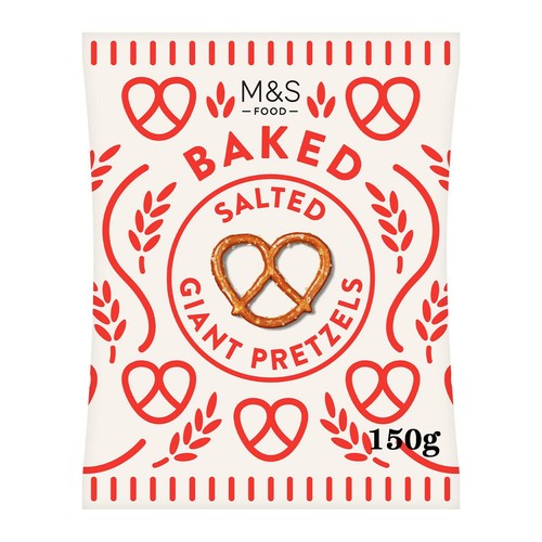 M&S Salted Giant Pretzels