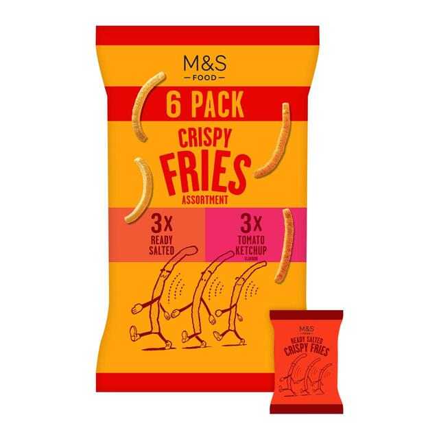 M&S Crispy Fries Crisps Assorted Multipack