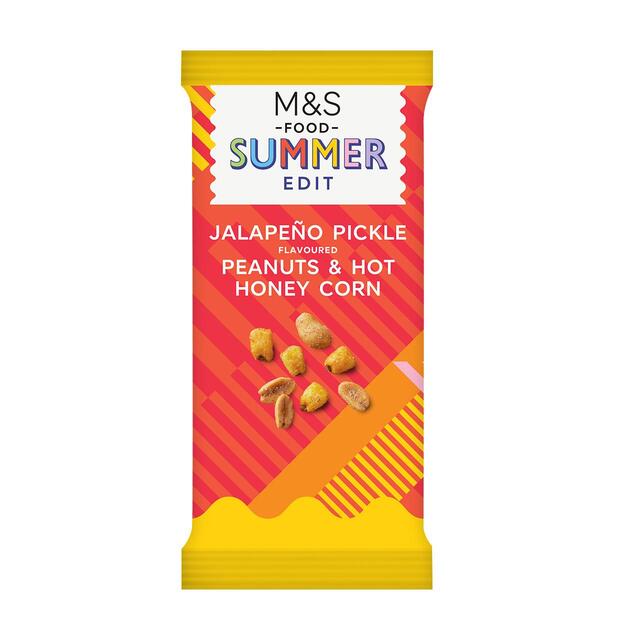 M&S Jalapeno Pickle Flavour Peanuts & Hot Honey Corn