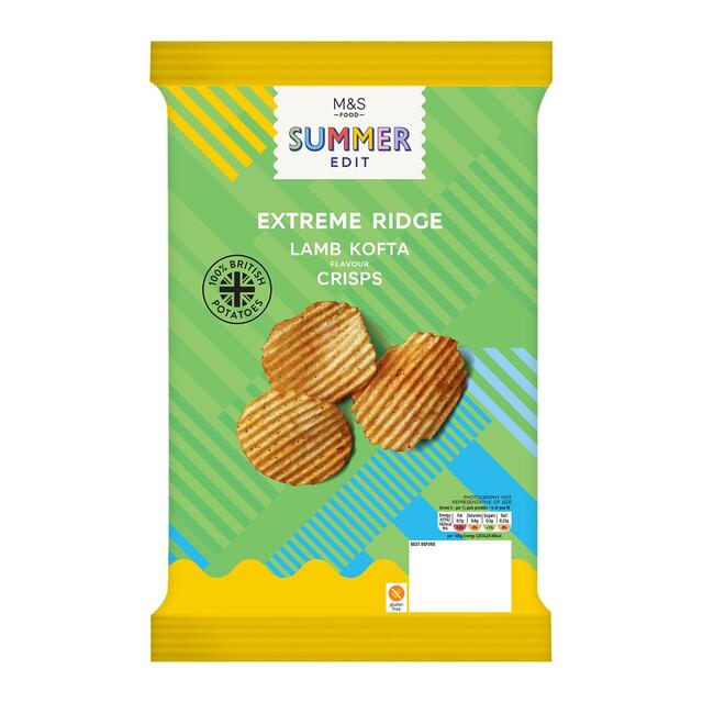 M&S Lamb Kofta Extreme Ridge Cut Crisps thumbnail 2