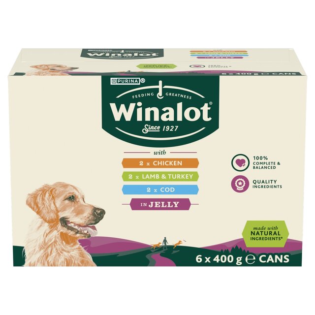 Winalot Classics Mixed in Jelly Wet Dog Food Can thumbnail 3