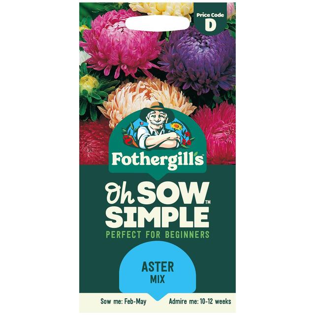 Mr Fothergills Seeds - Oh Sow Simple Aster Mix