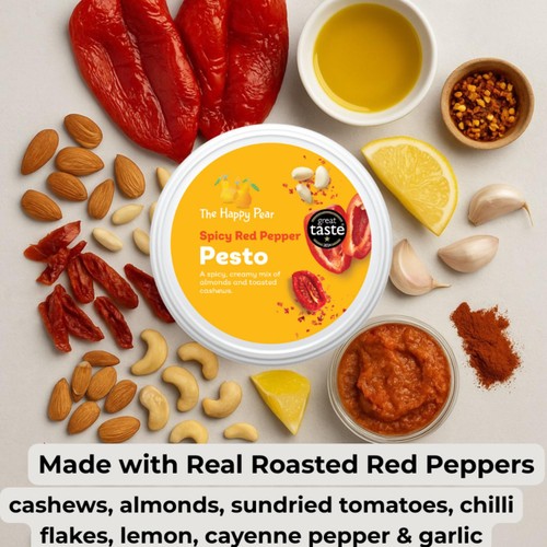 The Happy Pear Spicy Red Pepper Pesto thumbnail 2